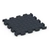 Aufsicht auf die Unterseite, also die Bodenseite von WARCO-Formteil 6961 - Fitness Premium Gym Flooring im Format 45,9 x 45,9 x 2,8 cm.