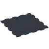 Aufsicht auf die Unterseite, also die Bodenseite von WARCO-Formteil 6969 - Fitness Premium Performance Flooring im Format 99 x 99 x 2,8 cm.