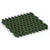 Aufsicht auf die Unterseite, also die Bodenseite von WARCO-Formteil 7014 - Safety Grass Grid Mat im Format 100 × 100 × 8 cm.