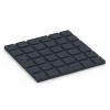 Aufsicht auf die Unterseite, also die Bodenseite von WARCO-Formteil 7133 - Outdoor Gym Flooring im Format 60 x 60 x 3 cm | 0,36 m².