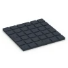 Aufsicht auf die Unterseite, also die Bodenseite von WARCO-Formteil 7134 - Outdoor Gym Flooring im Format 60 x 60 x 3 cm | 0,36 m².