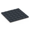 Aufsicht auf die Unterseite, also die Bodenseite von WARCO-Formteil 7140 - Outdoor Gym Flooring im Format 60 x 60 x 3 cm | 0,36 m².