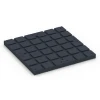Aufsicht auf die Unterseite, also die Bodenseite von WARCO-Formteil 7143 - Outdoor Gym Flooring im Format 60 x 60 x 4 cm | 0,36 m².
