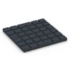 Aufsicht auf die Unterseite, also die Bodenseite von WARCO-Formteil 7147 - Outdoor Gym Flooring im Format 60 x 60 x 4 cm | 0,36 m².