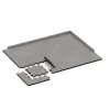 Typische Verlegung oder Einbausituation für den Artikel 4547 von WARCO - Dog floor tile, Farbton Grey Melange in der Abmessung 500 x 500 x 40 mm.