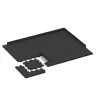 Typische Verlegung oder Einbausituation für den Artikel 2978 von WARCO - Rubber paving, Farbton Anthracite in der Abmessung 500 x 500 x 40 mm.