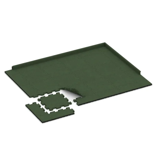 Typische Verlegung oder Einbausituation für den Artikel 2805 von WARCO - Dog sports floor HD, Farbton Grass Green in der Abmessung 500 x 500 x 30 mm.