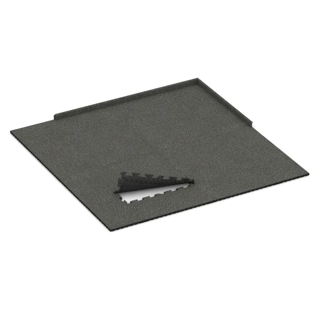 Typische Verlegung oder Einbausituation für den Artikel 3212 von WARCO - Playground flooring, Farbton Dark Grey Granite in der Abmessung 1000 x 1000 x 30 mm.