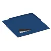 Typische Verlegung oder Einbausituation für den Artikel 5810 von WARCO - Fitness Floor Protection Mat, Farbton Gentian Blue in der Abmessung 1000 x 1000 x 30 mm.