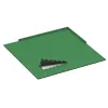 Typische Verlegung oder Einbausituation für den Artikel 5827 von WARCO - Indoor click tile, Farbton May Green in der Abmessung 1000 x 1000 x 30 mm.