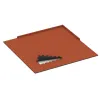 Typische Verlegung oder Einbausituation für den Artikel 5826 von WARCO - Indoor click tile, Farbton Bright Red-Orange in der Abmessung 1000 x 1000 x 30 mm.