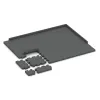 Typische Verlegung oder Einbausituation für den Artikel 3189 von WARCO - Rubber paving, Farbton Slate grey in der Abmessung 500 x 500 x 60 mm.