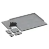 Typische Verlegung oder Einbausituation für den Artikel 4559 von WARCO - Rubber paving, Farbton Grey Melange in der Abmessung 500 x 500 x 50 mm.