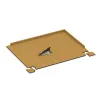 Typische Verlegung oder Einbausituation für den Artikel 5316 von WARCO - Corner Tile, Farbton Lemon Yellow in der Abmessung 235 x 235 x 30 mm.