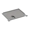 Typische Verlegung oder Einbausituation für den Artikel 4848 von WARCO - Corner Tile, Farbton Grey Melange in der Abmessung 235 x 235 x 30 mm.