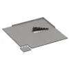 Typische Verlegung oder Einbausituation für den Artikel 5011 von WARCO - Corner Tile, Farbton Grey Melange in der Abmessung 485 x 485 x 30 mm.