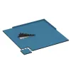 Typische Verlegung oder Einbausituation für den Artikel 5118 von WARCO - Corner Tile, Farbton Atlantic in der Abmessung 485 x 485 x 40 mm.