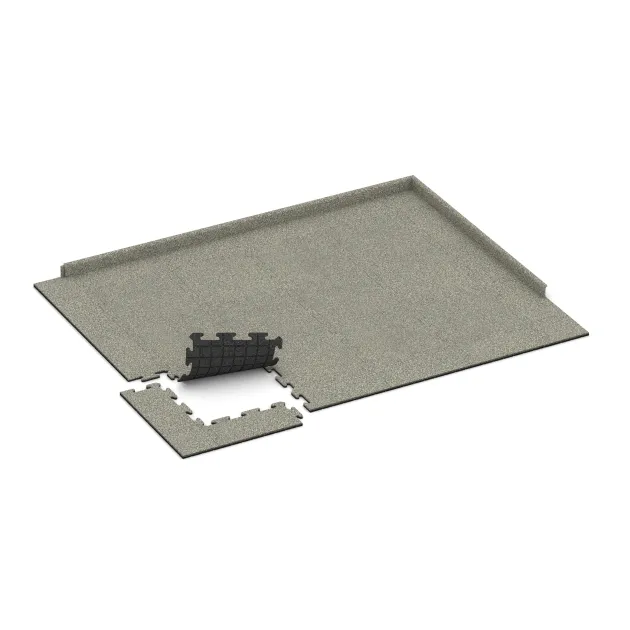 Typische Verlegung oder Einbausituation für den Artikel 0126 von WARCO - Pool Surround Tile, Farbton Light Granite in der Abmessung 500 x 500 x 18 mm.