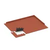 Typische Verlegung oder Einbausituation für den Artikel 6214 von WARCO - Balcony tile 1.8 cm – weatherproof, Farbton Bright Red-Orange in der Abmessung 500 x 500 x 18 mm.