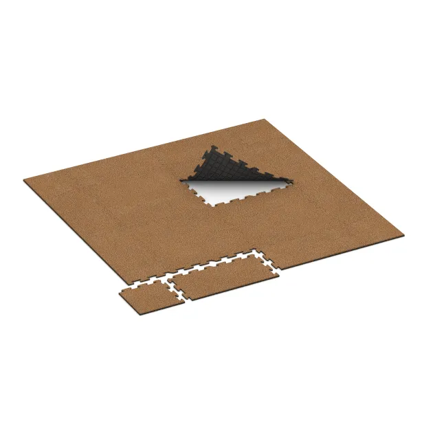 Typische Verlegung oder Einbausituation für den Artikel 4746 von WARCO - Edge Tile, Farbton Terra Cotta in der Abmessung 1000 x 485 x 18 mm.