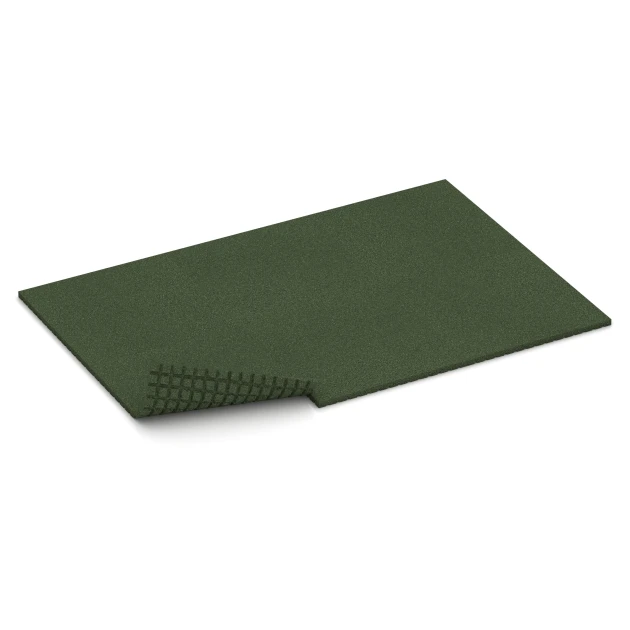 Typische Verlegung oder Einbausituation für den Artikel 3642 von WARCO - Stable mat HD, Farbton Grass green in der Abmessung 100 x 100 x 4 cm.