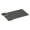 Typische Verlegung oder Einbausituation für den Artikel 5542 von WARCO - Playground Safety Tile 4.5 cm - EN 1177 ≤ 135 cm, Farbton Dark Grey Granite in der Abmessung 500 x 500 x 45 mm.
