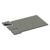 Typische Verlegung oder Einbausituation für den Artikel 0641 von WARCO - Playground safety tile, Farbton Gray Granite in der Abmessung 500 x 500 x 45 mm.