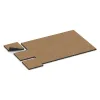 Typische Verlegung oder Einbausituation für den Artikel 5555 von WARCO - Playground Safety Tile 4.5 cm - EN 1177 ≤ 135 cm, Farbton Rattan Lounge in der Abmessung 500 x 500 x 45 mm.