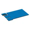 Typische Verlegung oder Einbausituation für den Artikel 5532 von WARCO - Playground Safety Tile 4.5 cm - EN 1177 ≤ 135 cm, Farbton Sky Blue in der Abmessung 500 x 500 x 45 mm.