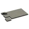 Typische Verlegung oder Einbausituation für den Artikel 5645 von WARCO - Playground Safety Tile 10 cm - EN 1177 ≤ 300 cm, Farbton Light Granite in der Abmessung 500 x 500 x 100 mm.