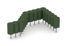 Rubber Palisade