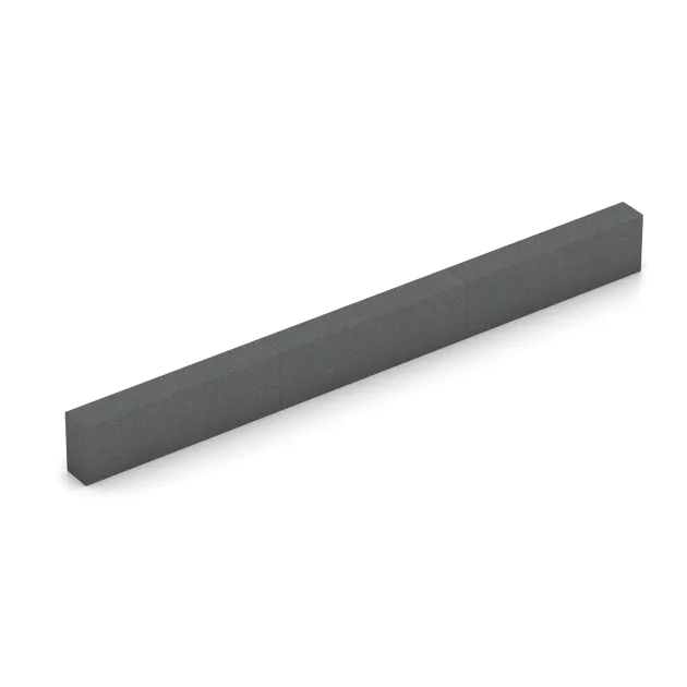 Typische Verlegung oder Einbausituation für den Artikel 2601 von WARCO - Rubber granulate block step, Farbton Slate grey in der Abmessung 1000 x 300 x 150 mm.