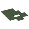 Typische Verlegung oder Einbausituation für den Artikel 0434 von WARCO - Edge tile (one chamfered side), Farbton Grass Green in der Abmessung 500 x 500 x 45 mm.