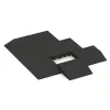 Typische Verlegung oder Einbausituation für den Artikel 3837 von WARCO - Edge tile (one chamfered side), Farbton Black in der Abmessung 500 x 500 x 100 mm.
