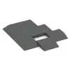 Typische Verlegung oder Einbausituation für den Artikel 0460 von WARCO - Edge tile (one chamfered side), Farbton Slate grey in der Abmessung 500 x 500 x 100 mm.
