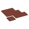 Typische Verlegung oder Einbausituation für den Artikel 0474 von WARCO - Corner tile (two chamfered sides), Farbton Brick red in der Abmessung 500 x 500 x 45 mm.
