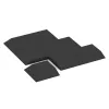 Typische Verlegung oder Einbausituation für den Artikel 0497 von WARCO - Corner tile (two chamfered sides), Farbton Anthracite in der Abmessung 500 x 500 x 80 mm.
