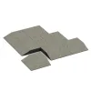 Typische Verlegung oder Einbausituation für den Artikel 3830 von WARCO - Corner tile (two chamfered sides), Farbton Light Granite in der Abmessung 500 x 500 x 100 mm.