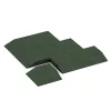 Typische Verlegung oder Einbausituation für den Artikel 3832 von WARCO - Corner tile (two chamfered sides), Farbton English Lawn in der Abmessung 500 x 500 x 100 mm.