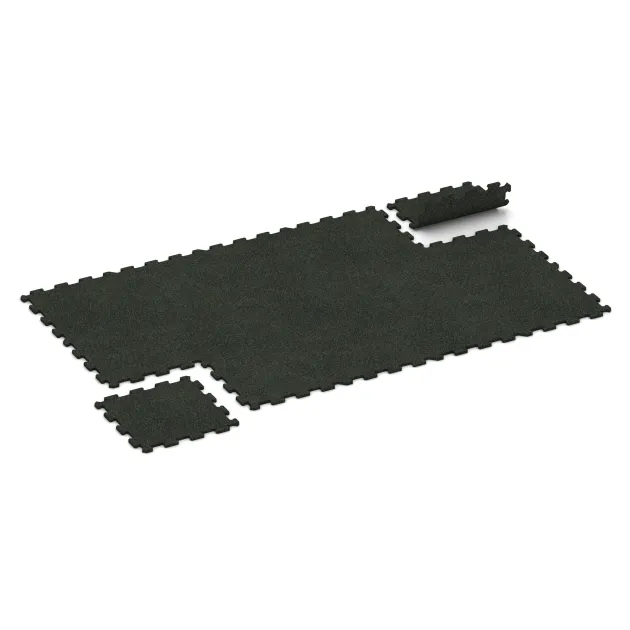 Typische Verlegung oder Einbausituation für den Artikel 0981 von WARCO - Stair tread tile, Farbton Light Green Speckled in der Abmessung 485 x 485 x 16 mm.
