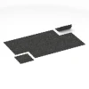 Typische Verlegung oder Einbausituation für den Artikel 6460 von WARCO - Fitness Floor Compact, Farbton Light Yellow Speckled in der Abmessung 50 × 50 × 0,8 cm.