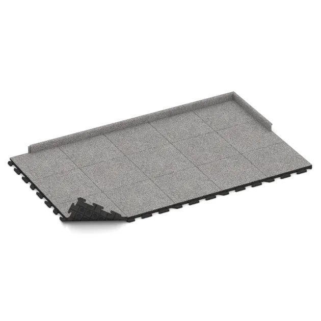 Typische Verlegung oder Einbausituation für den Artikel 5807 von WARCO - Event Floor, Farbton Grey Melange in der Abmessung 500 x 500 x 40 mm.