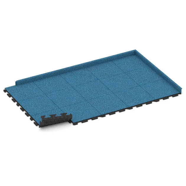 Typische Verlegung oder Einbausituation für den Artikel 5783 von WARCO - Event Floor, Farbton Atlantic in der Abmessung 500 x 500 x 30 mm.