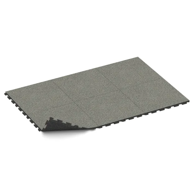 Typische Verlegung oder Einbausituation für den Artikel 1571 von WARCO - Playground flooring, Farbton Gray Granite in der Abmessung 1000 x 1000 x 30 mm.