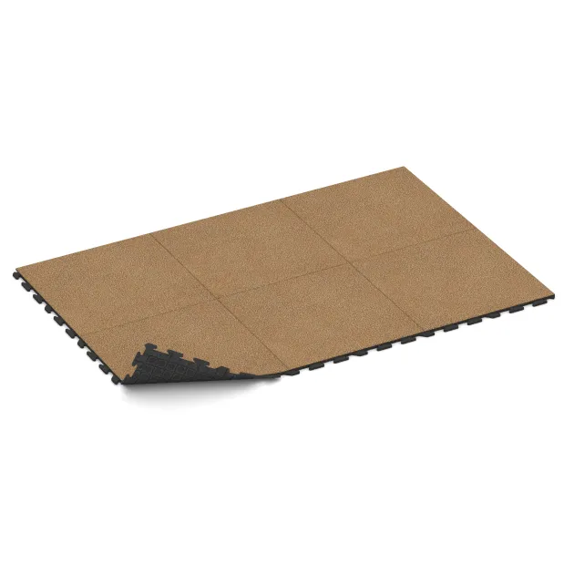 Typische Verlegung oder Einbausituation für den Artikel 5772 von WARCO - Event Floor, Farbton Rattan Lounge in der Abmessung 1000 x 1000 x 30 mm.