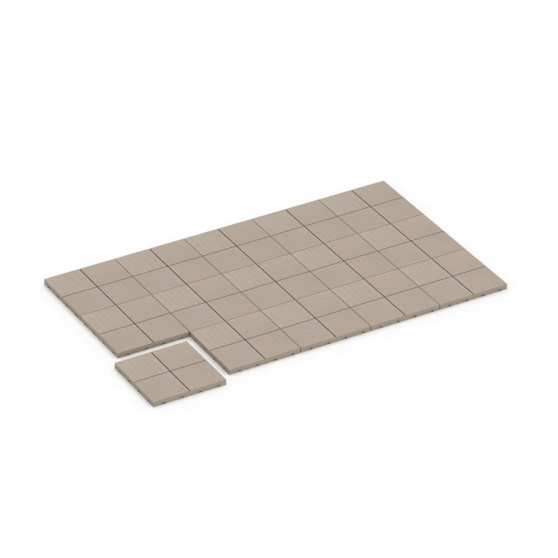 Typische Verlegung oder Einbausituation für den Artikel 6351 von WARCO - Mosaic – Deck Tile, Farbton Vanilla in der Abmessung 30 x 30 x 2 cm.