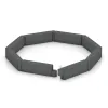 Typische Verlegung oder Einbausituation für den Artikel 2577 von WARCO - Border stone chain element, Farbton Slate grey in der Abmessung 1000 x 300 x 154 mm.