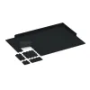 Typische Verlegung oder Einbausituation für den Artikel 6004 von WARCO - Rubber click tile, Farbton Iron Grey in der Abmessung 306 x 306 x 20 mm.