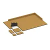 Typische Verlegung oder Einbausituation für den Artikel 5998 von WARCO - Rubber click tile, Farbton Lemon Yellow in der Abmessung 306 x 306 x 20 mm.
