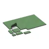 Typische Verlegung oder Einbausituation für den Artikel 4255 von WARCO - Rubber click tile, Farbton Pale Green in der Abmessung 306 x 306 x 30 mm.